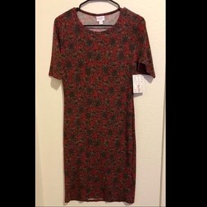 LuLaRoe Julia Dress- Small